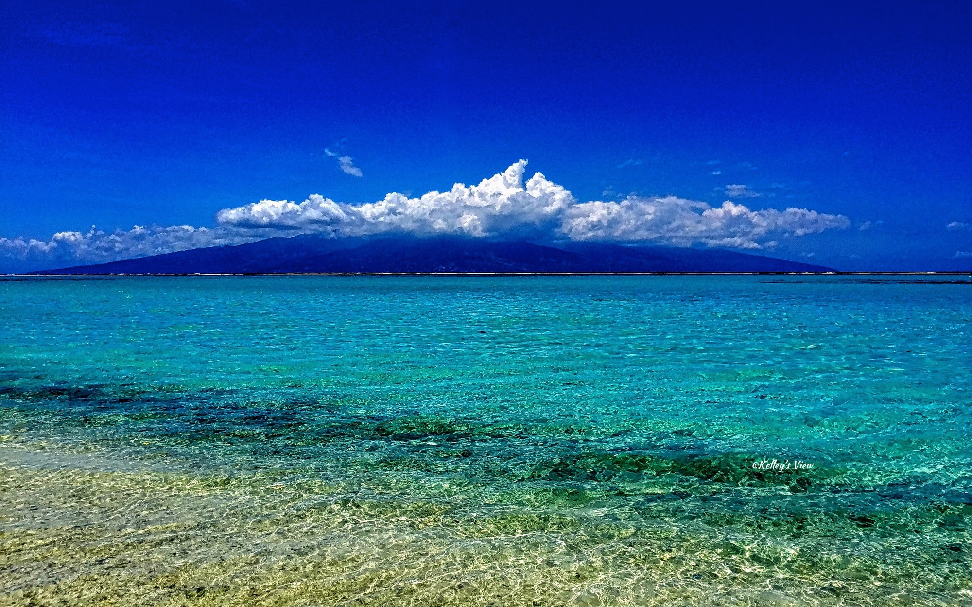 Moorea looking at Tahiti